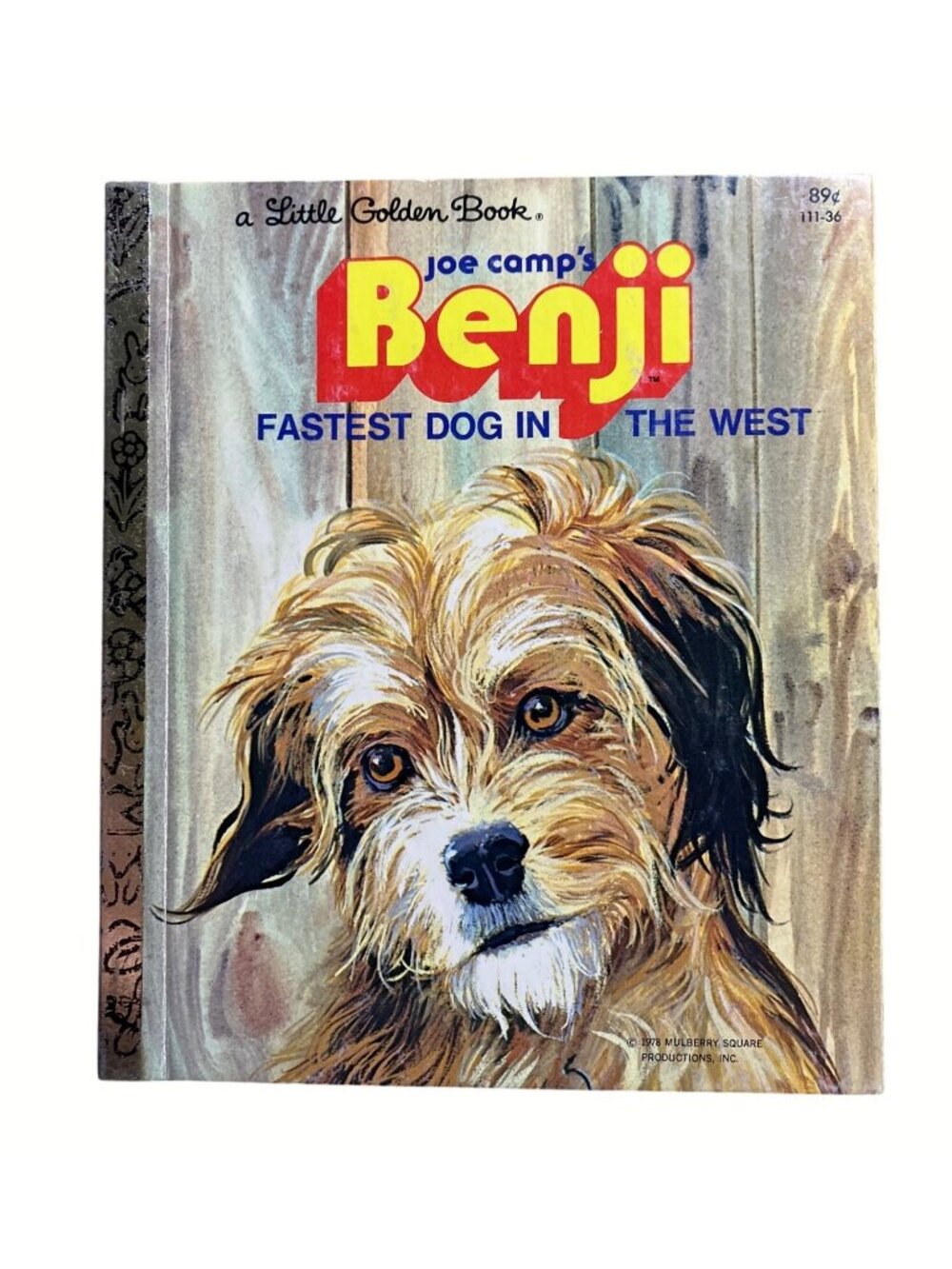 Little Golden Book Joe Camps Benji Fastest Dog In The West 1978 By Gina Ingoglia